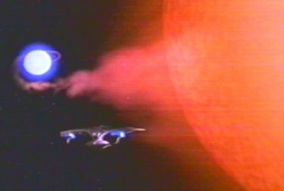 USS Enterprise vor Doppelstern