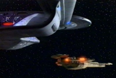 USS Enterprise und Galor-Schiff