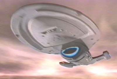 USS Voyager in Badlands