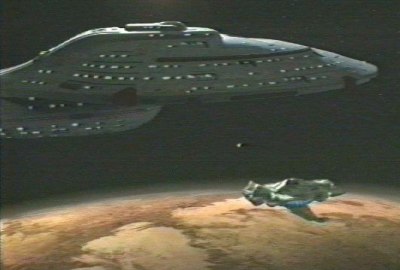 USS Voyager und Maquis-Schiff